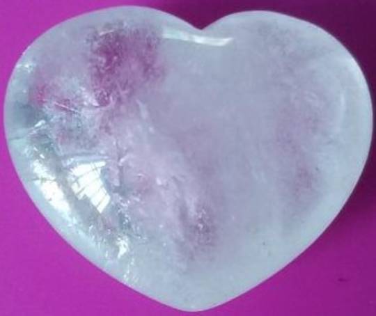 Clear Quartz Heart (ct) image 0